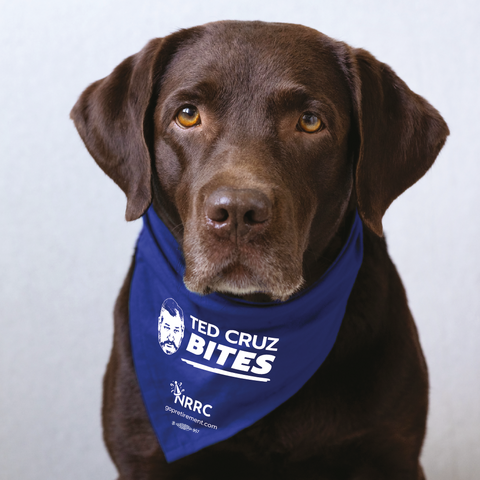 Ted Cruz Bites Dog Bandana